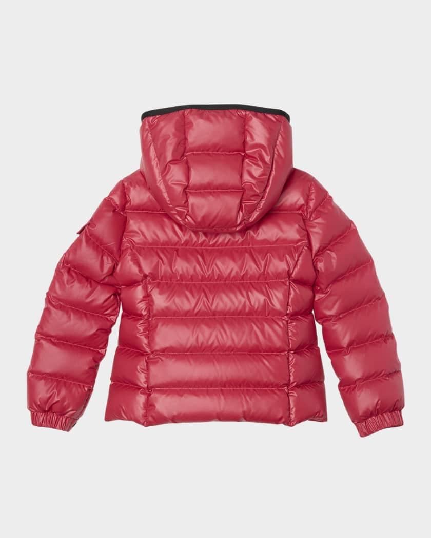 Moncler Girl's Bady Short Hooded Down Puffer Jacket, Size 4