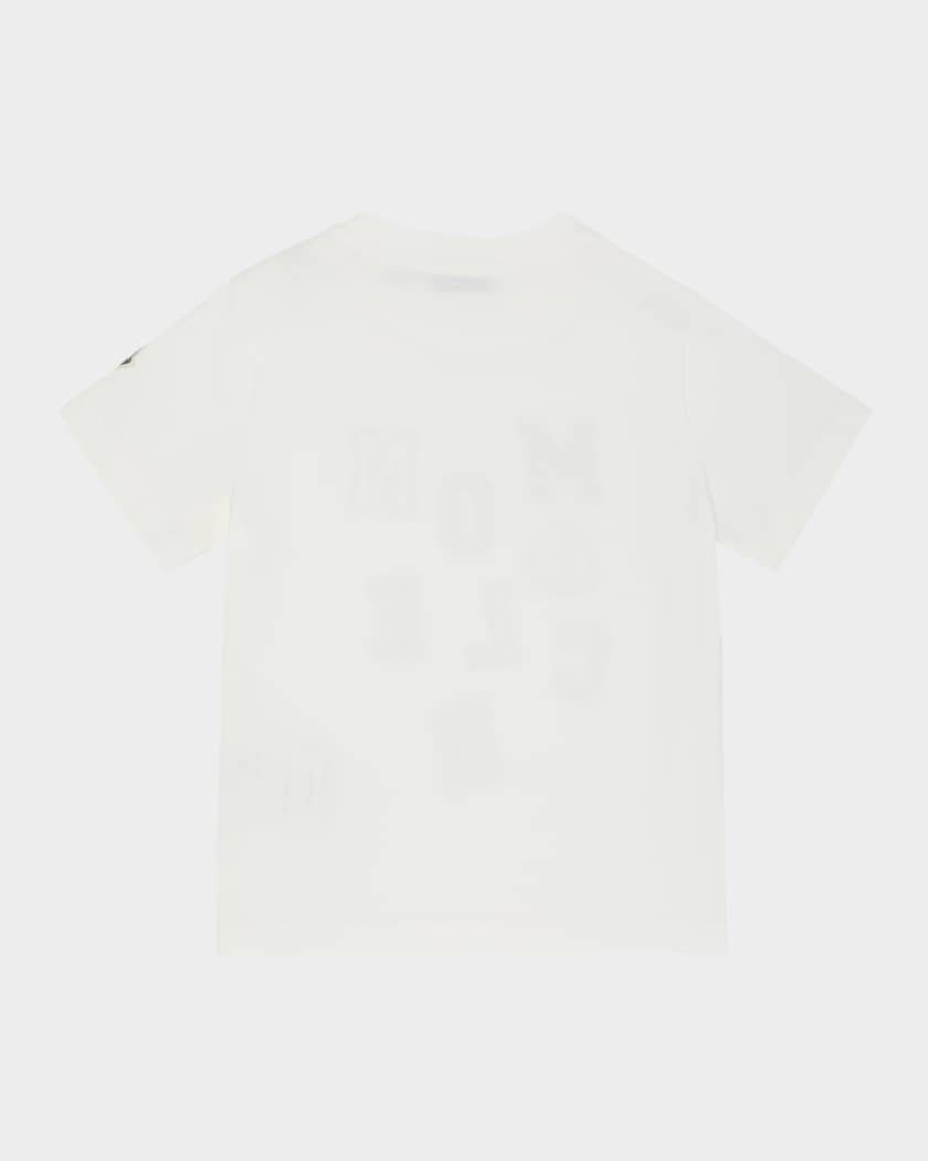 Boy's Scattered Block Letter Logo-Print T-Shirt