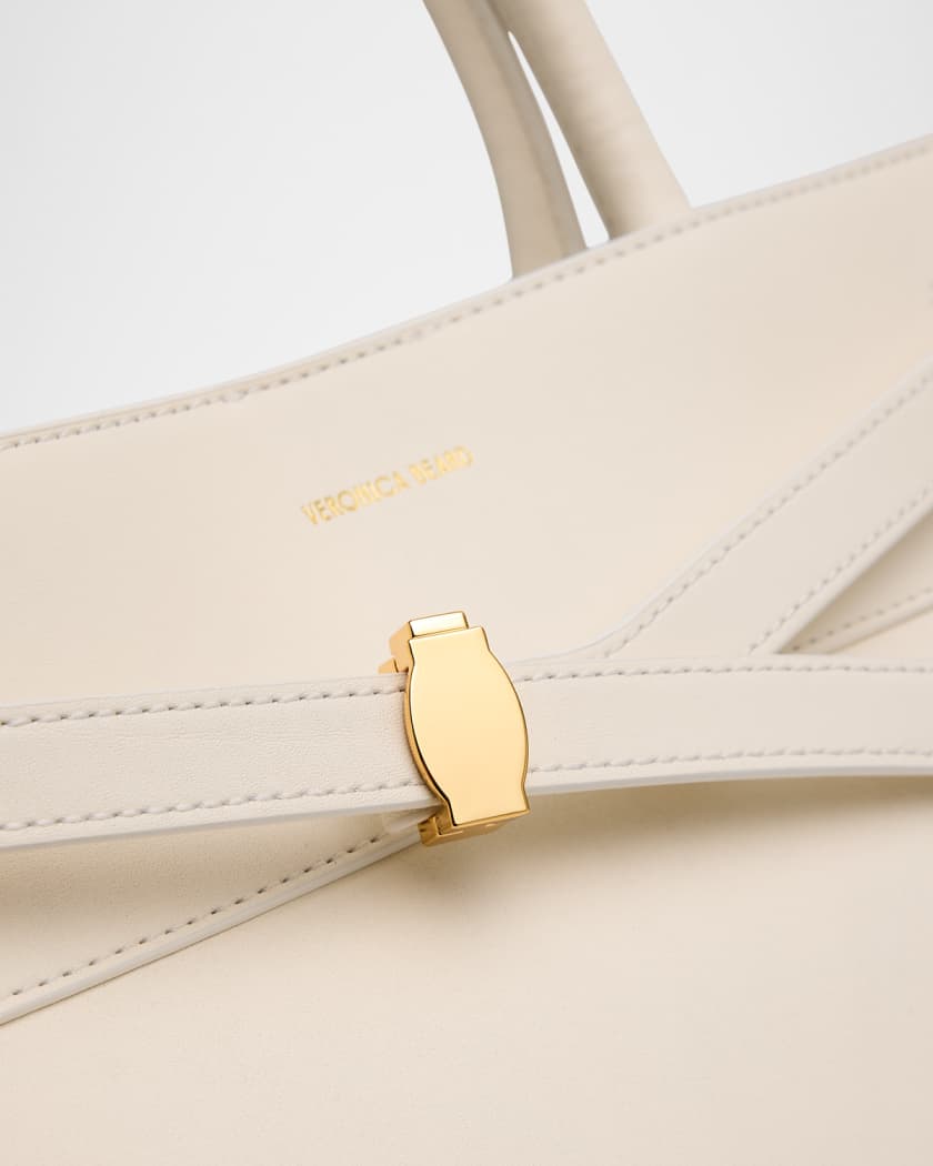 Dash Buckle Leather Crossbody Bag