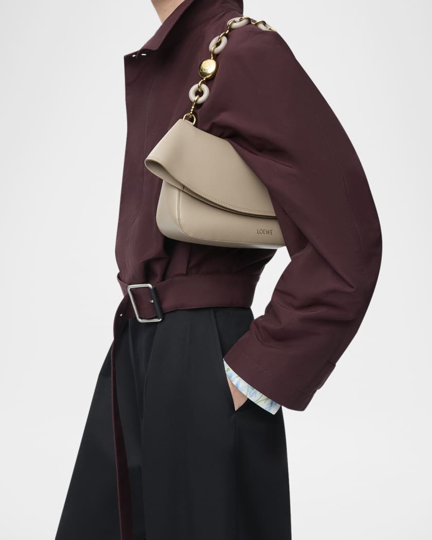 Ola Medium Shoulder Bag in Calfskin Leather