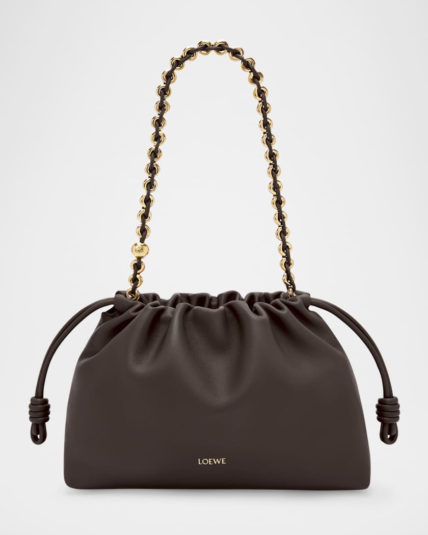 Flamenco Shoulder Bag in Smooth Leather
