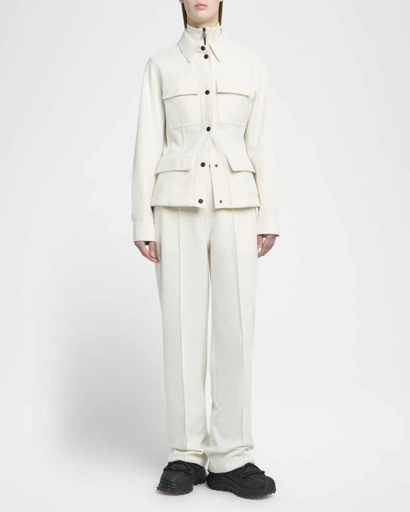 Interlock Knit Top Jacket