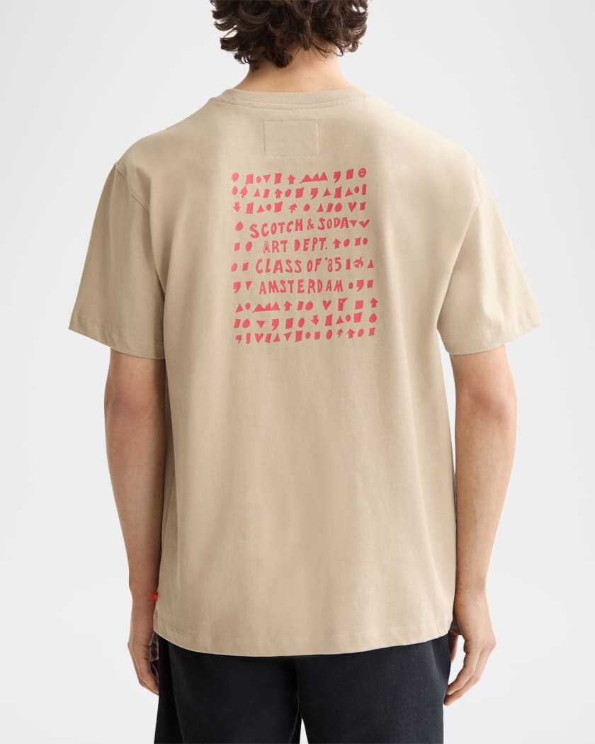 Men's Relaxed-Fit Artwork Graphic T-Shirt