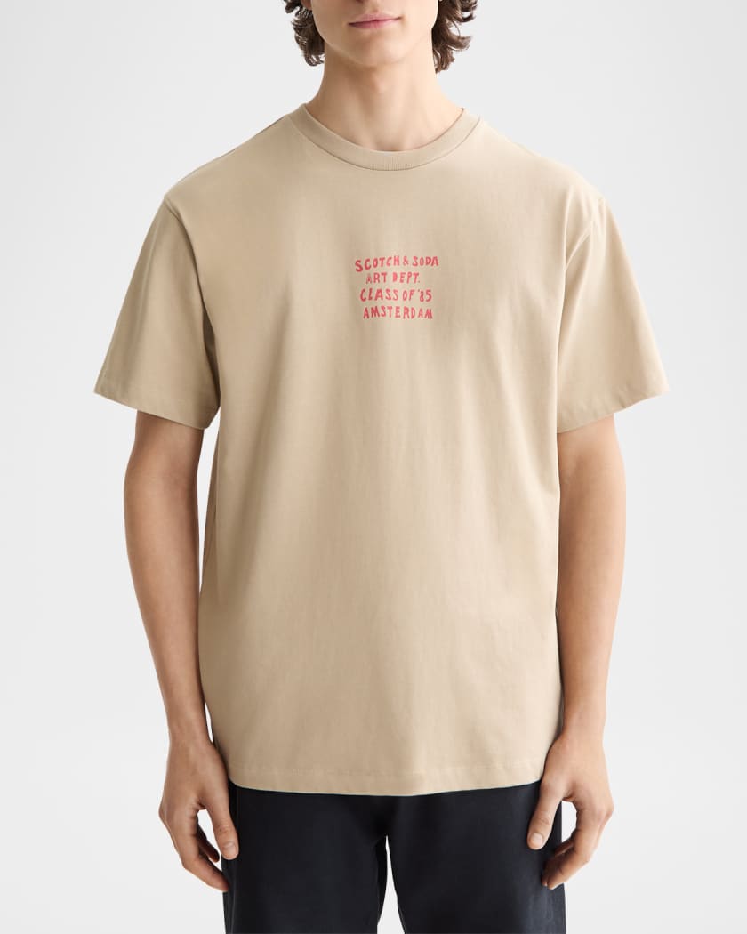 Men's Relaxed-Fit Artwork Graphic T-Shirt