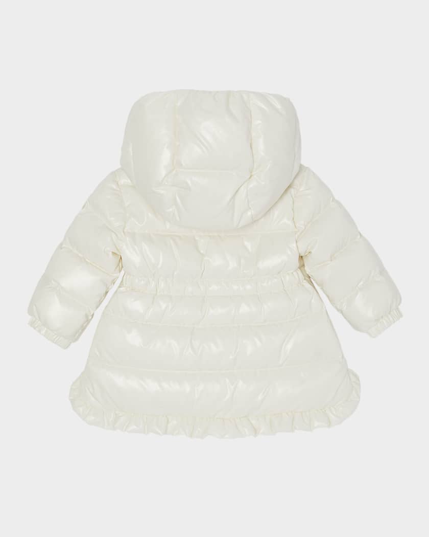 Girl's Dufar Hooded Long Down Parka, Size 6M-3