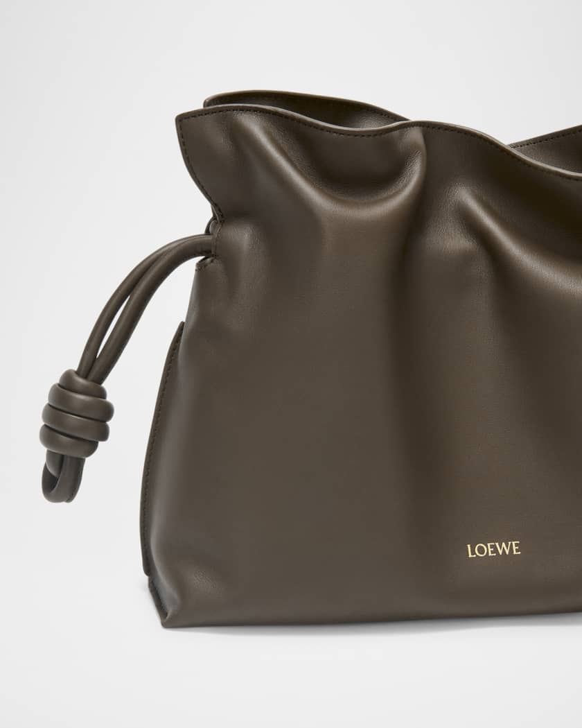 Flamenco Medium Clutch Bag in Nappa Leather