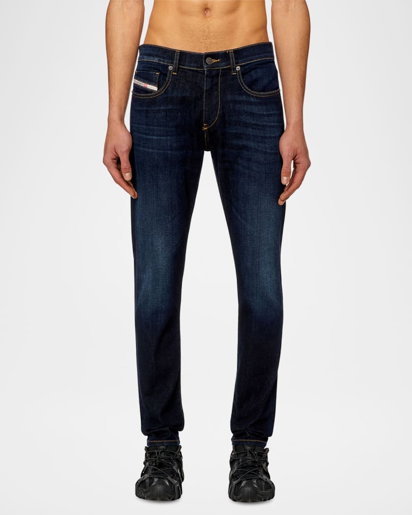 Men's 2019 D-STRUKT Slim Dark-Wash Jeans