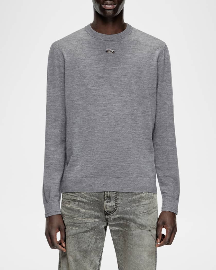 Men's K-Valiam Cutout Logo Crewneck Sweater