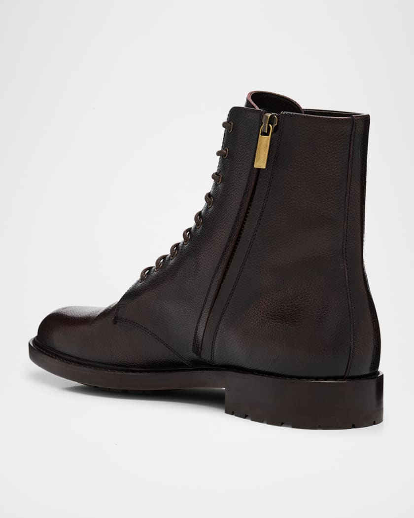 【関税＆送料込み】Brunello Cucinelli Ankle Boots Shoes Brunello Cucinelli Men's Suede Lace-Up Ankle Boots
