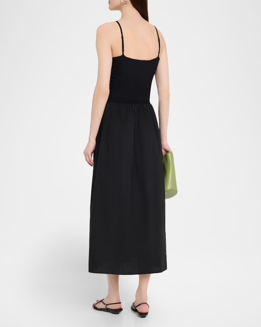 Fisher Ruched Midi Dress