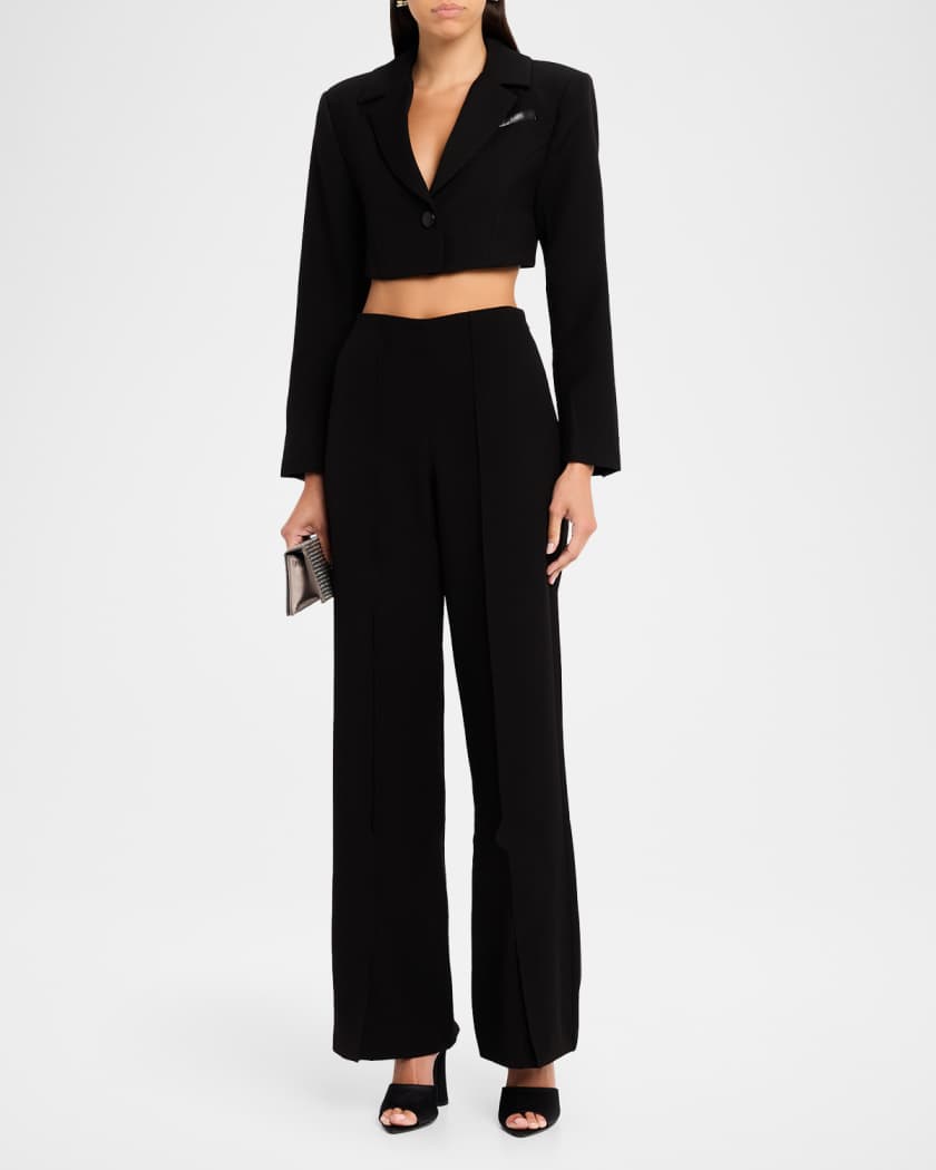 AS by DF Felice Straight-Leg Trousers | Neiman Marcus display picture 1