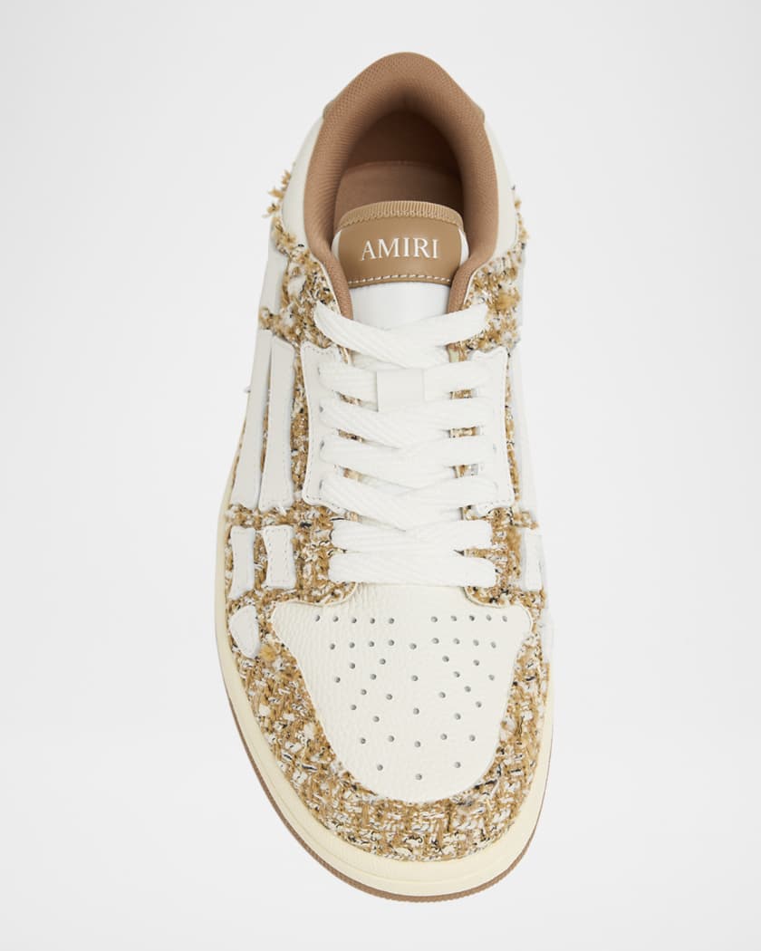 Men's Boucle and Leather Skel Top Sneakers