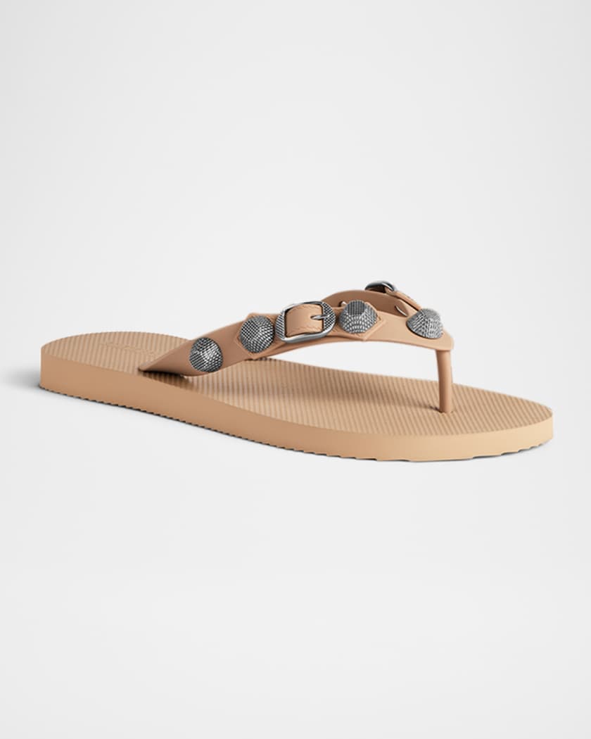 Cagole Studded Flip Flop Sandals