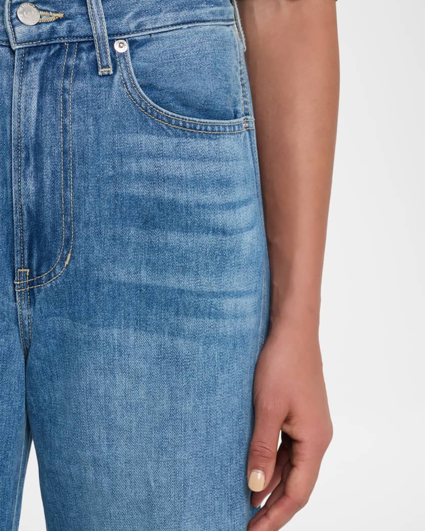 Taylor Wide-Leg Jeans with Chaps