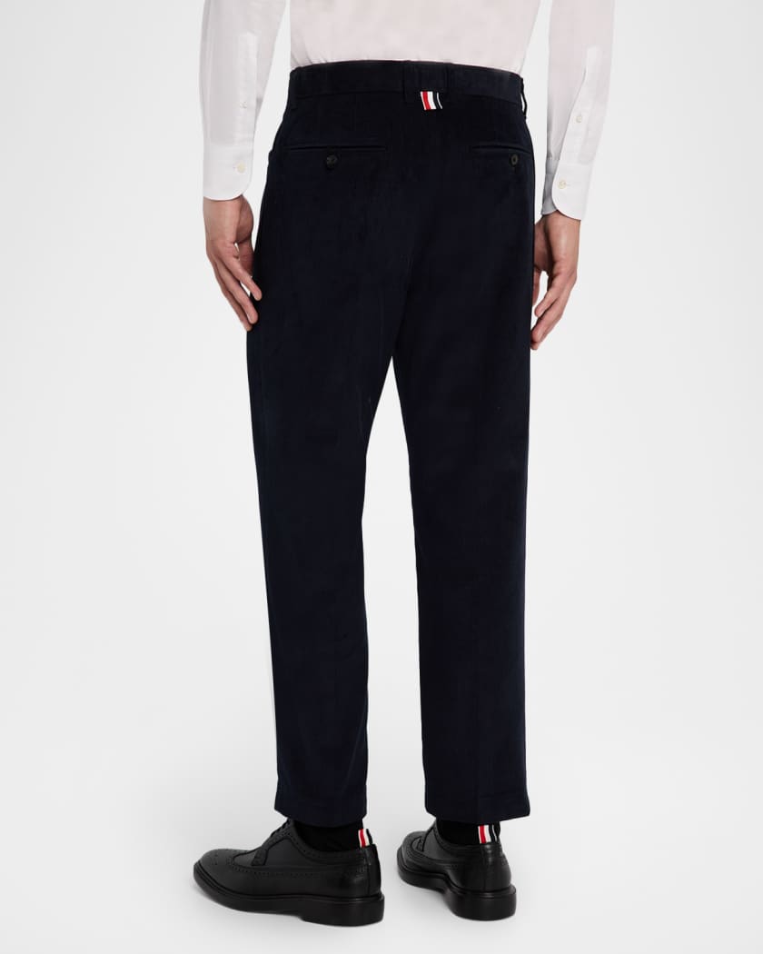 Thom Browne｜CHINO PANTS (MJQ165A J0063 055) Thom Browne Men's Tapered Corduroy Chino Pants | Neiman Marcus