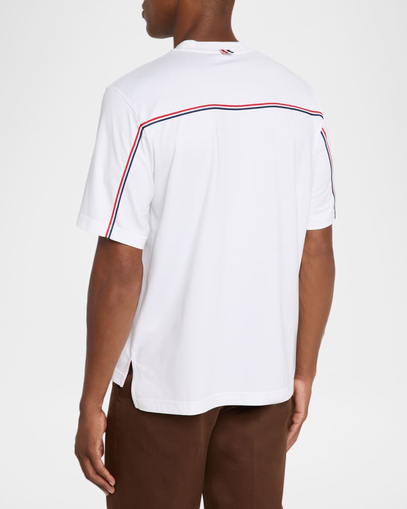 関税送料なし【THOM BROWNE】ネームタグ T-Shirt 半袖 Cotton 12573396_53707772_1000.jpg