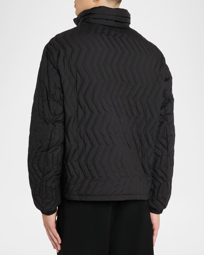 EMPORIO ARMANI ジャケット Emporio Armani Men's Chevron Quilted Padded Down Jacket | Neiman