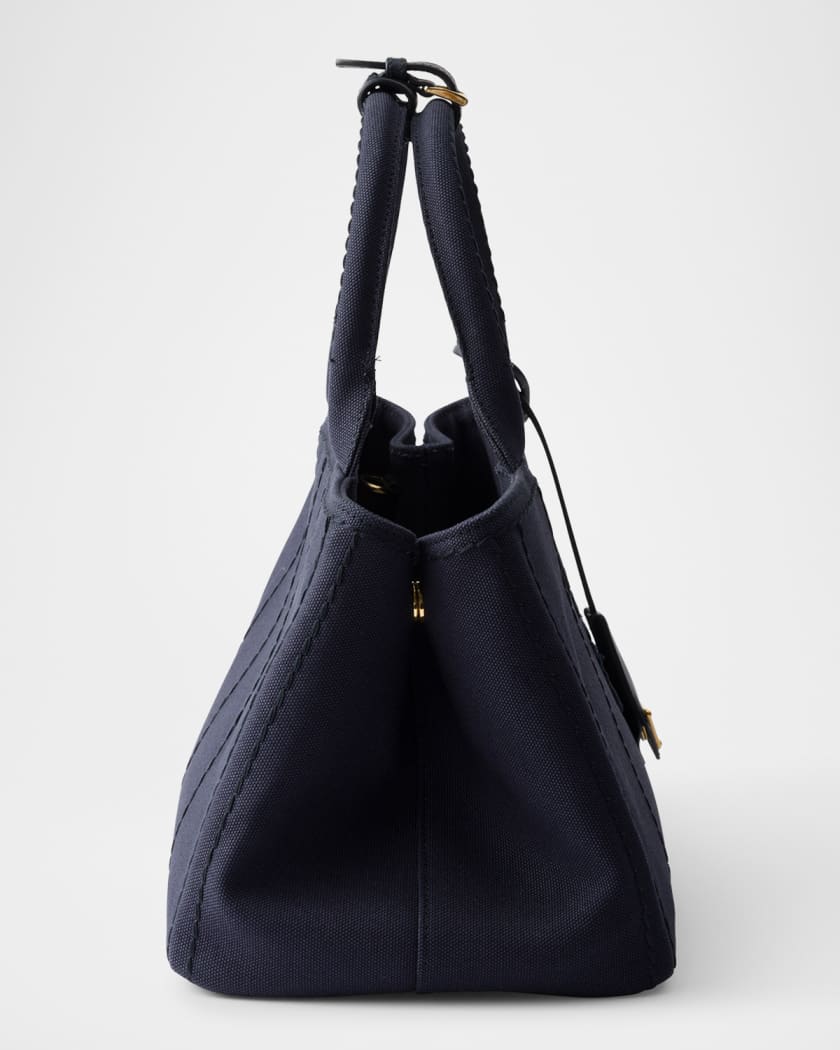 Large Cotton Canvas Crossbody Bag