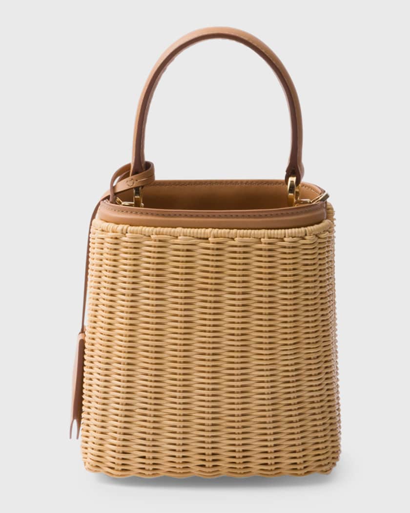 Basket Raffia Bucket Bag