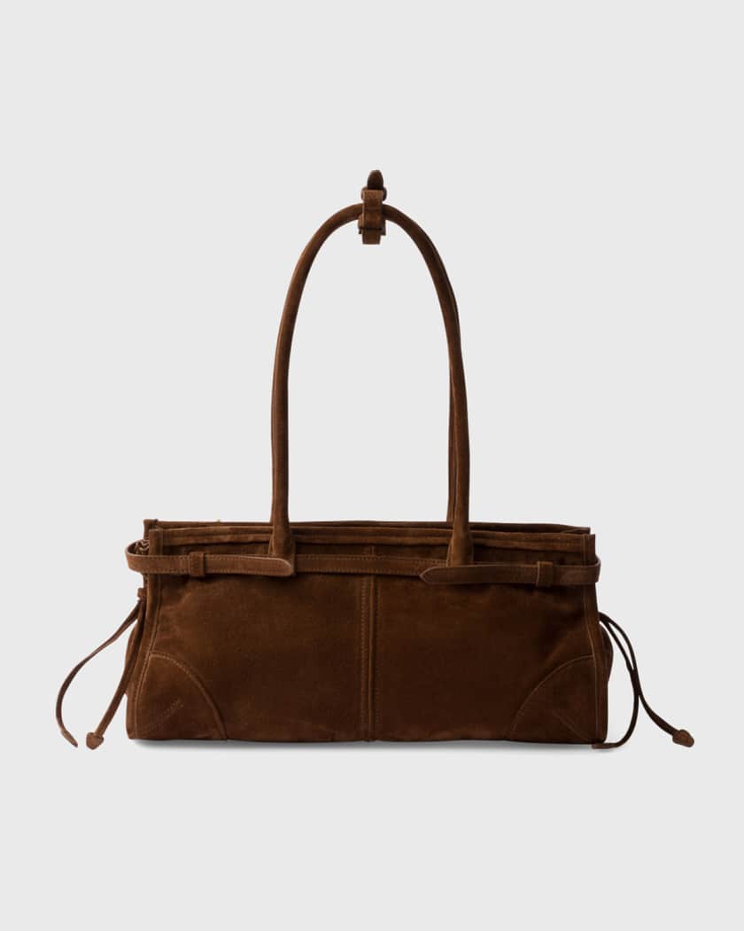 Bonnie Buckle Suede Shoulder Bag