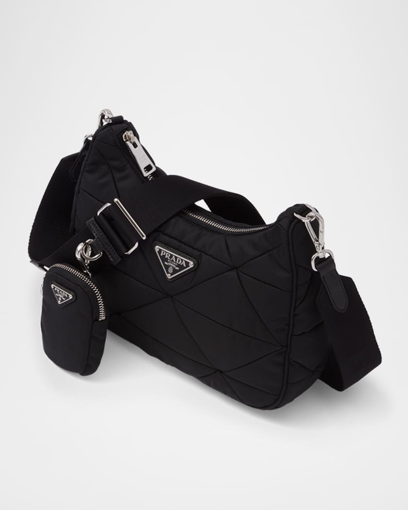 Padded Re-Nylon Shoulder Bag