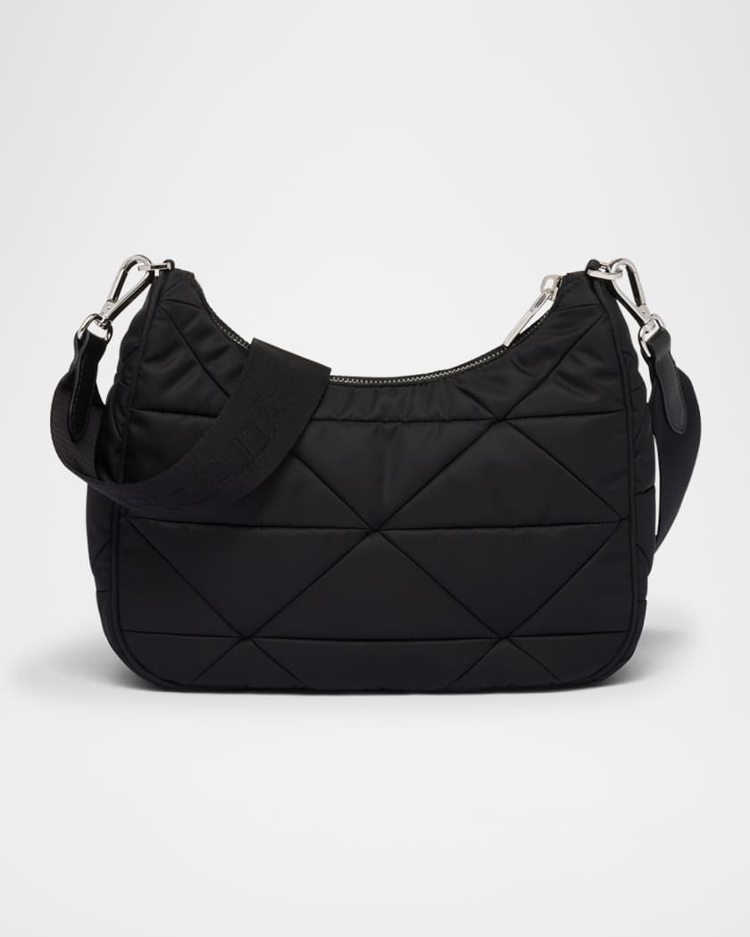 Padded Re-Nylon Shoulder Bag