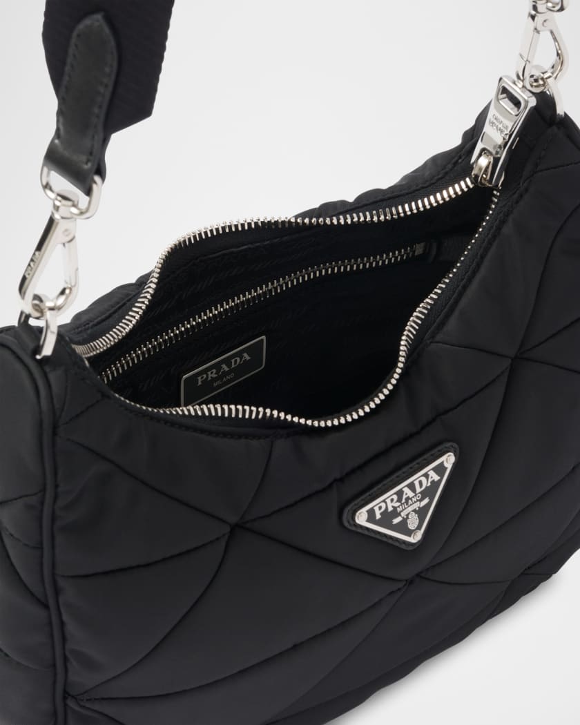 Padded Re-Nylon Shoulder Bag