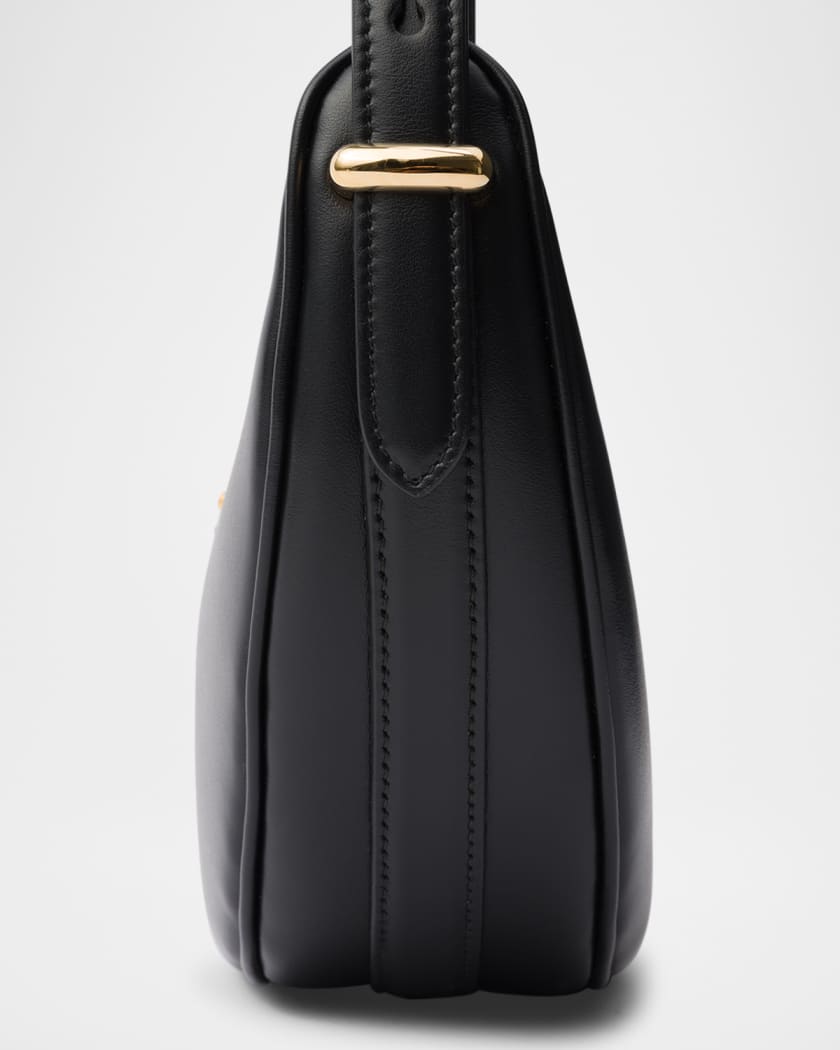 Arque Small Calfskin Leather Shoulder Bag