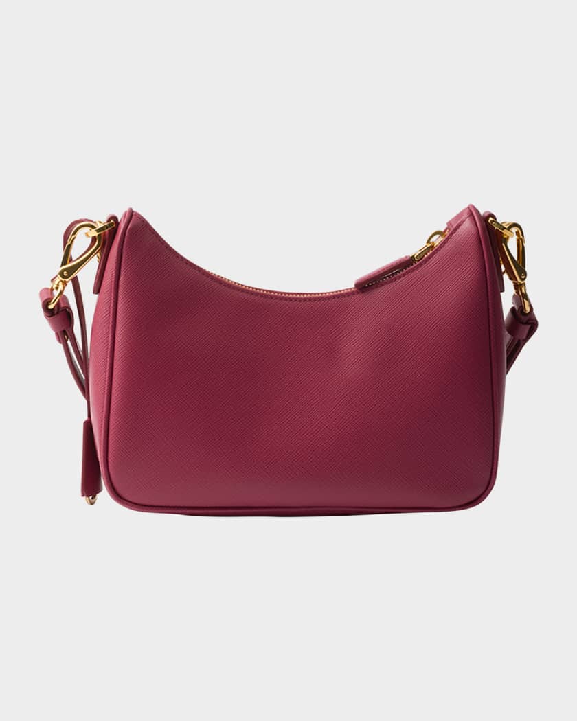 Re-Edition Saffiano Leather Mini Shoulder Bag