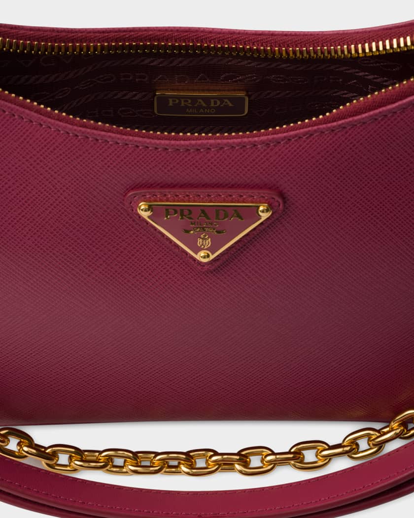 Re-Edition Saffiano Leather Mini Shoulder Bag