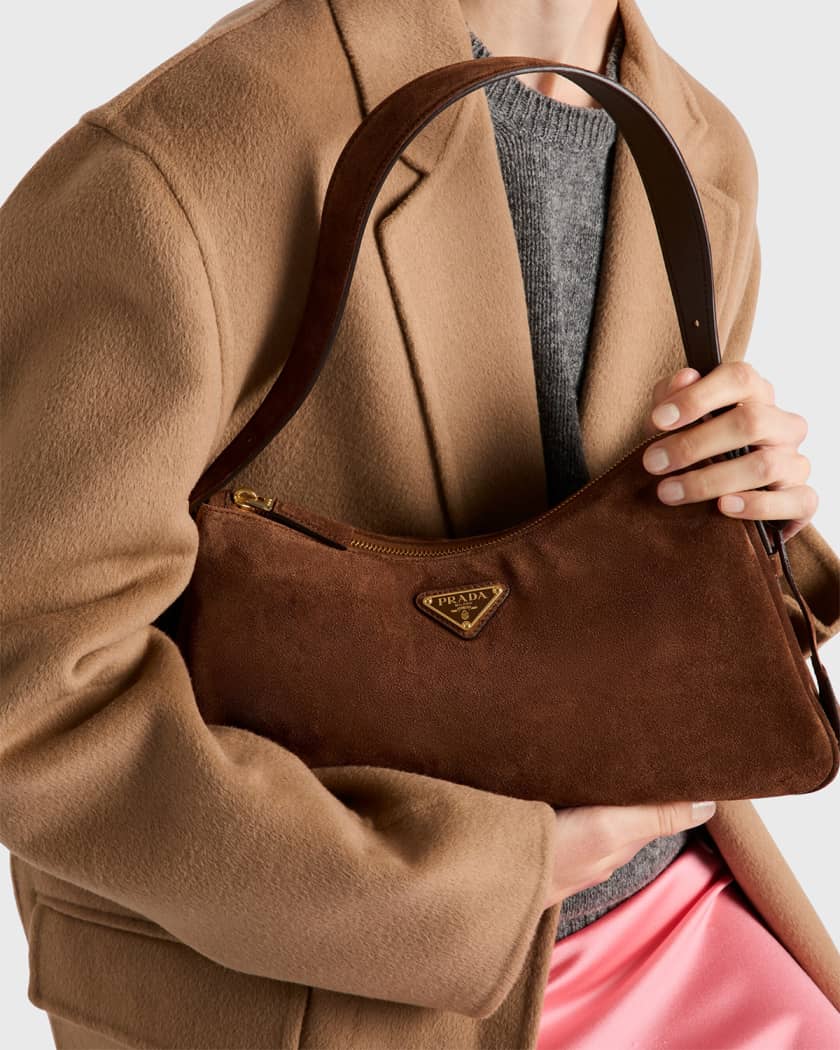 Aimee Medium Calfskin Suede Shoulder Bag