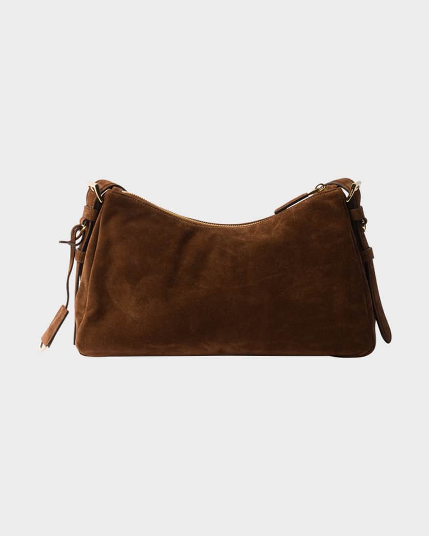 Aimee Medium Calfskin Suede Shoulder Bag