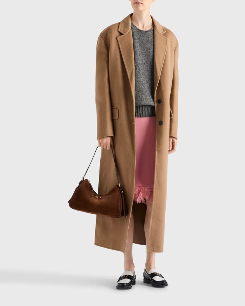 Aimee Medium Calfskin Suede Shoulder Bag