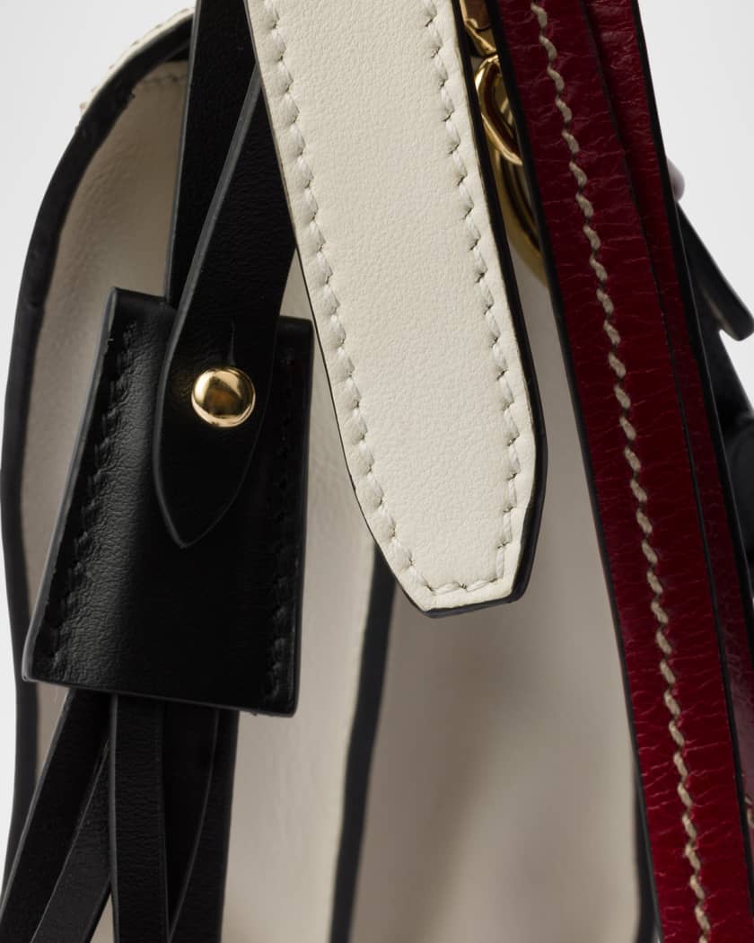 Soft Sound Small Leather Shoulder Bag with Charms