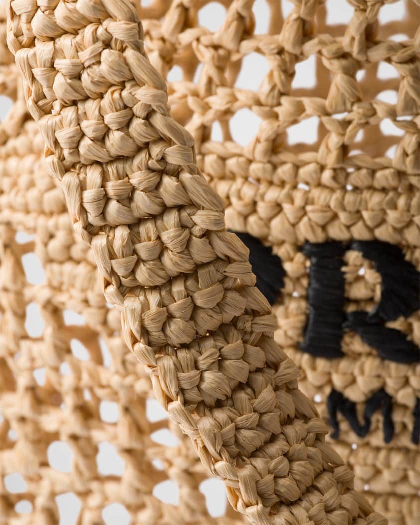 Logo Crochet Tote Bag