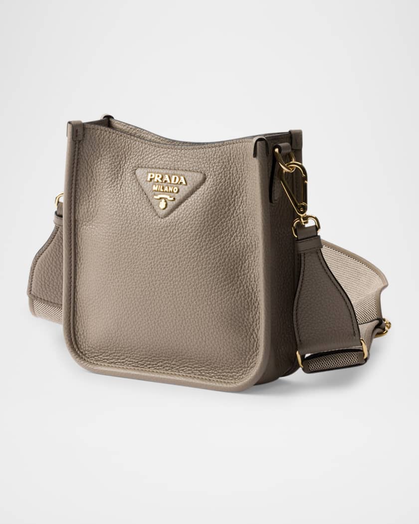 Daino Soft Leather Mini Hobo Crossbody Bag