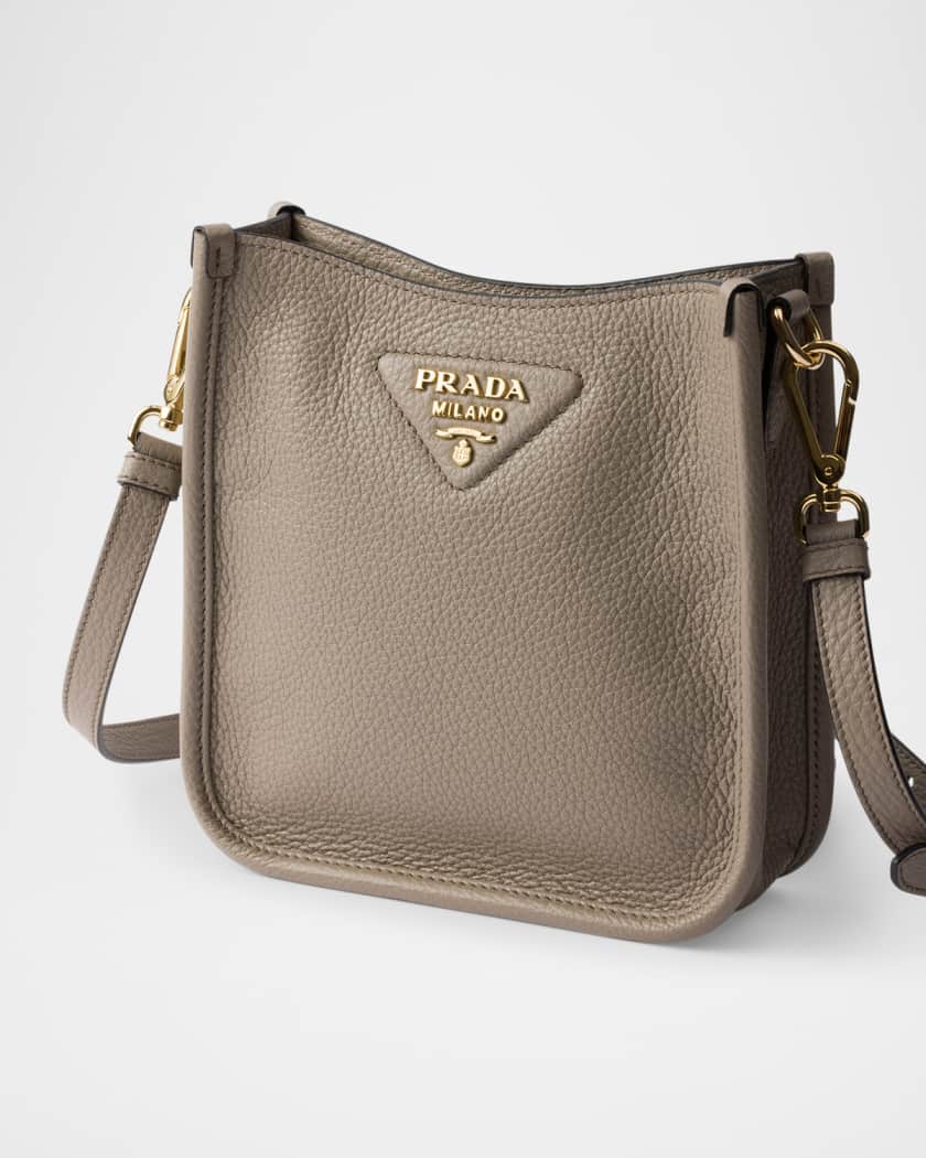 Daino Soft Leather Mini Hobo Crossbody Bag