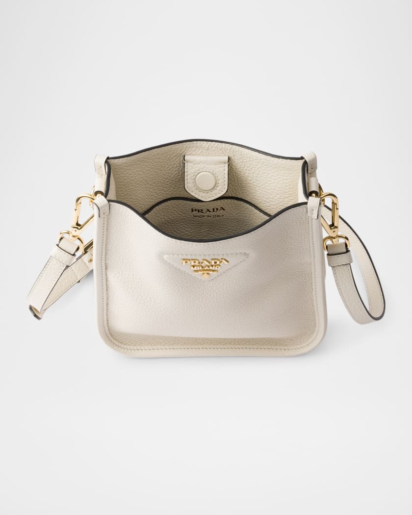 Daino Soft Leather Mini Hobo Crossbody Bag