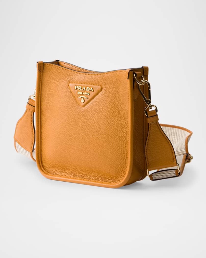 Daino Soft Leather Mini Hobo Crossbody Bag
