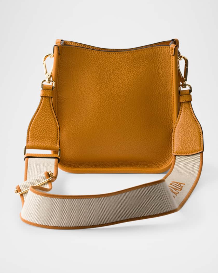Daino Soft Leather Mini Hobo Crossbody Bag