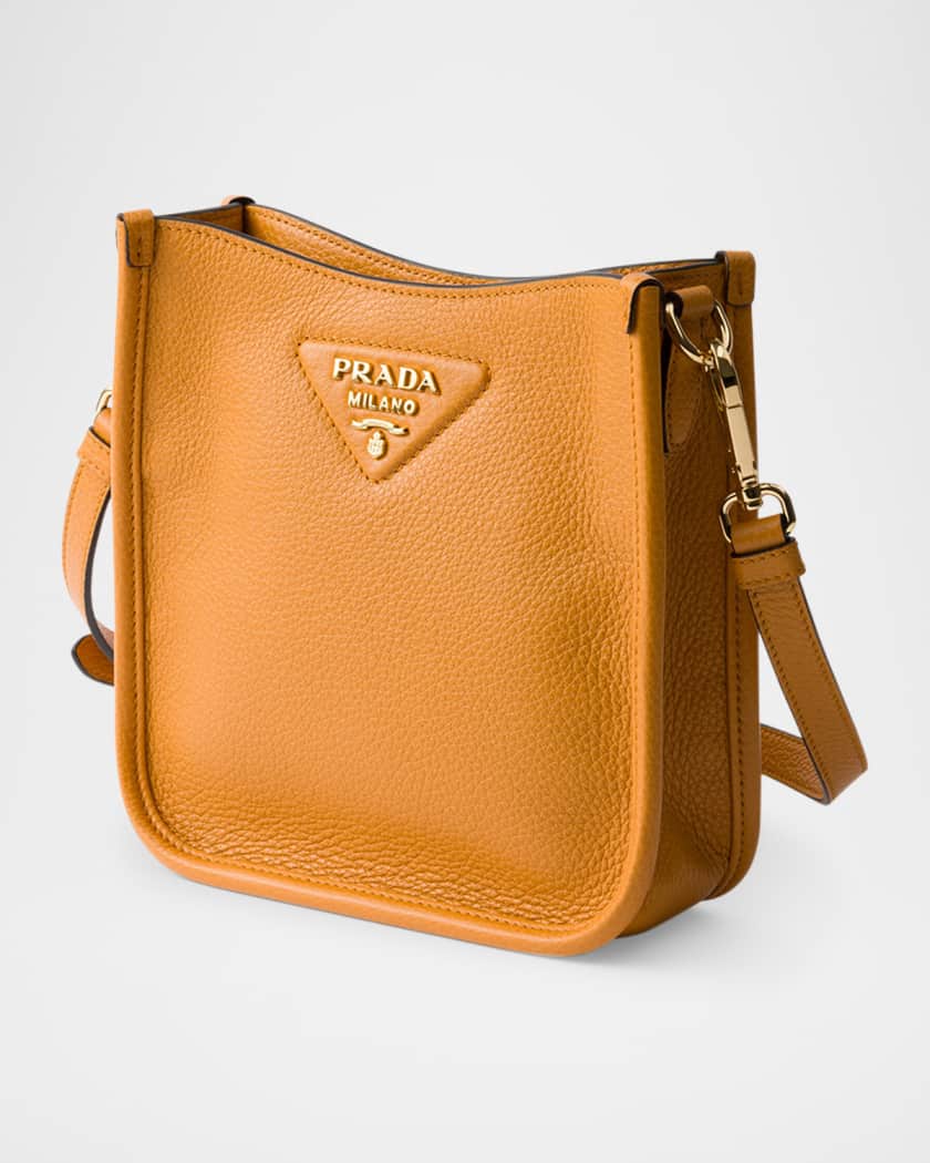 Daino Soft Leather Mini Hobo Crossbody Bag