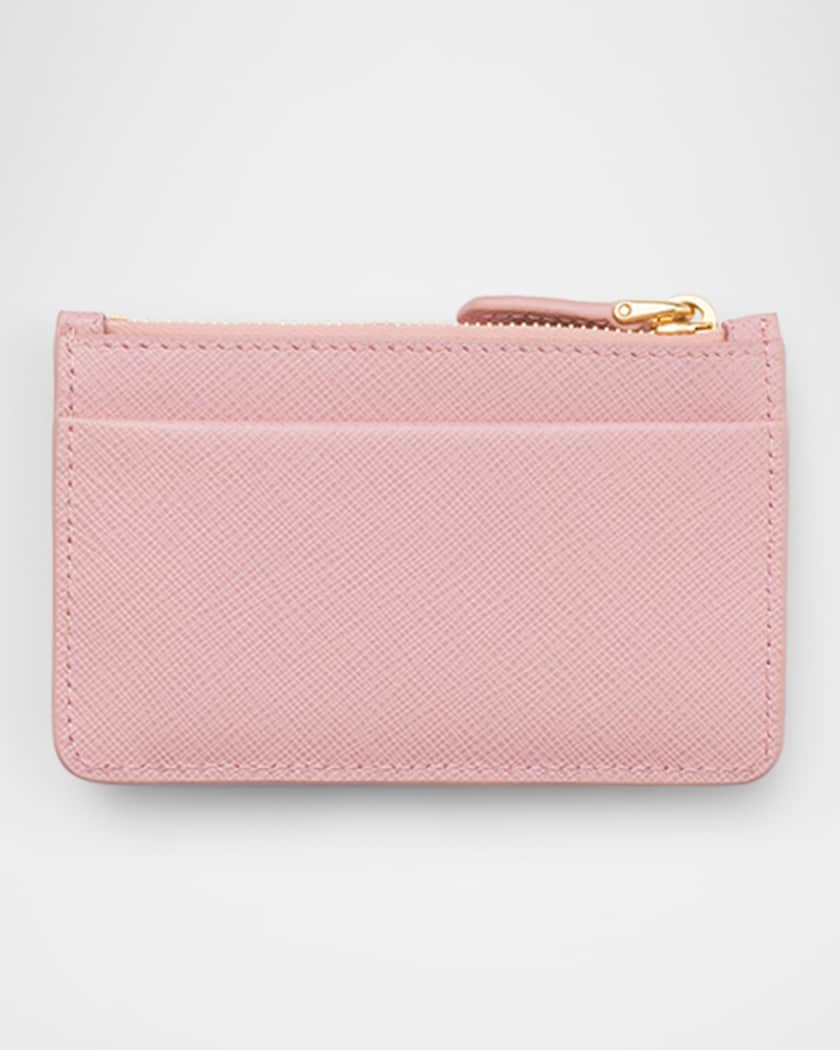 Saffiano & Smooth Leather Card Holder
