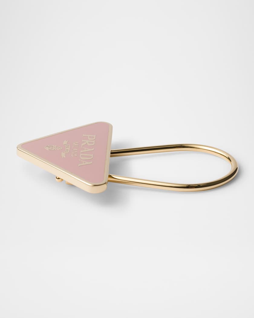 Triangle Logo Metal Keychain