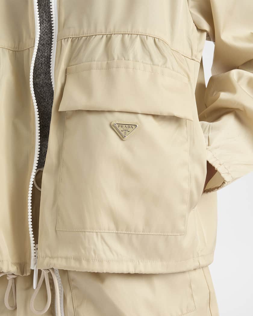 Prada Re-Nylon Zip Up Jacket | Neiman Marcus