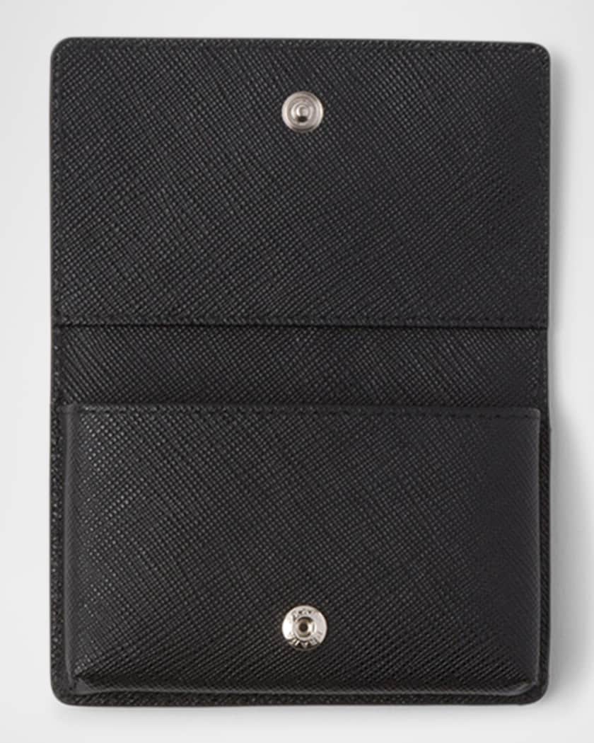 Men's Saffiano Leather Bifold Card Holder