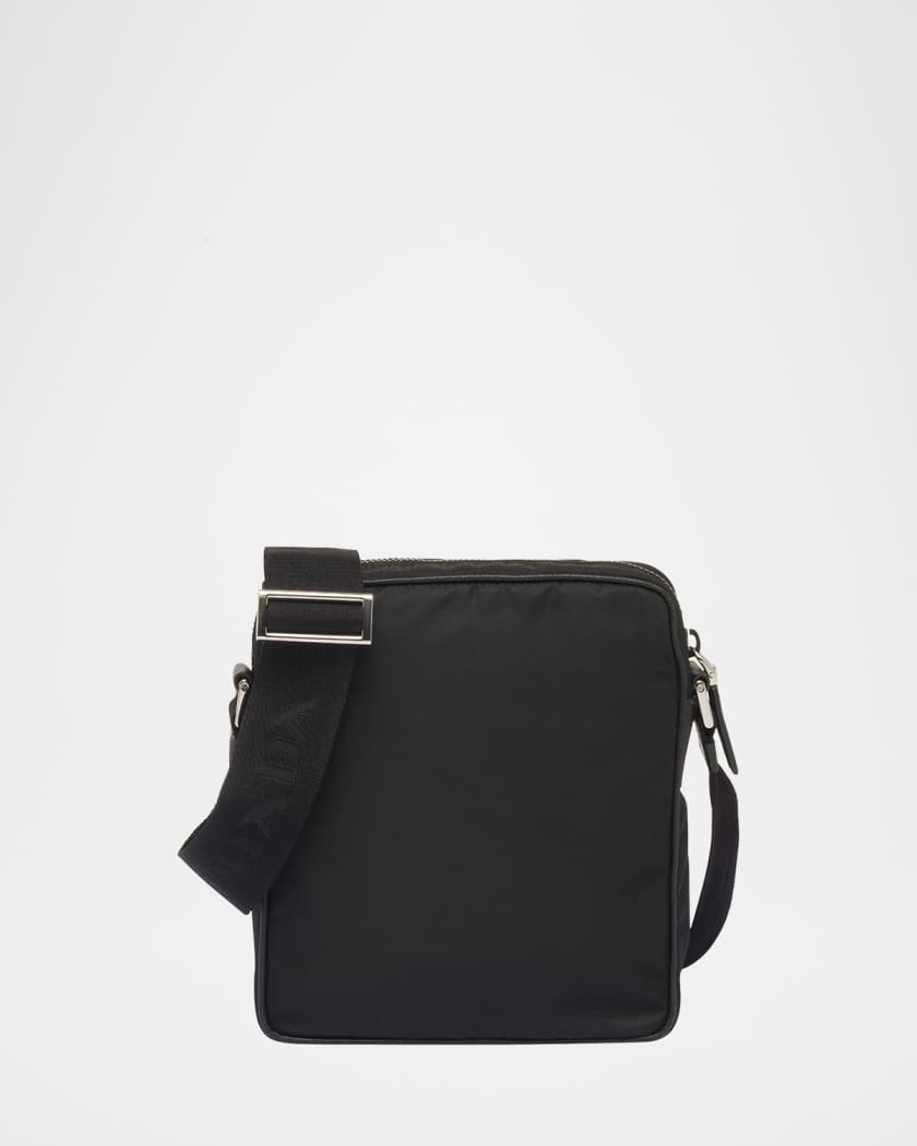 Men's Re-Nylon Crossbody Bag with Pouch