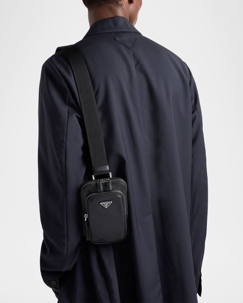 Men's Vitello Daino Sling Bag
