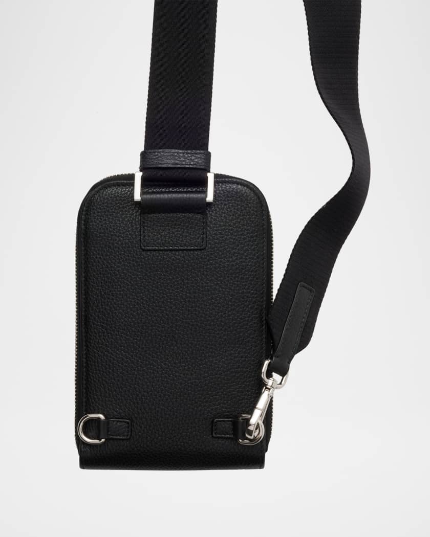 Men's Vitello Daino Sling Bag