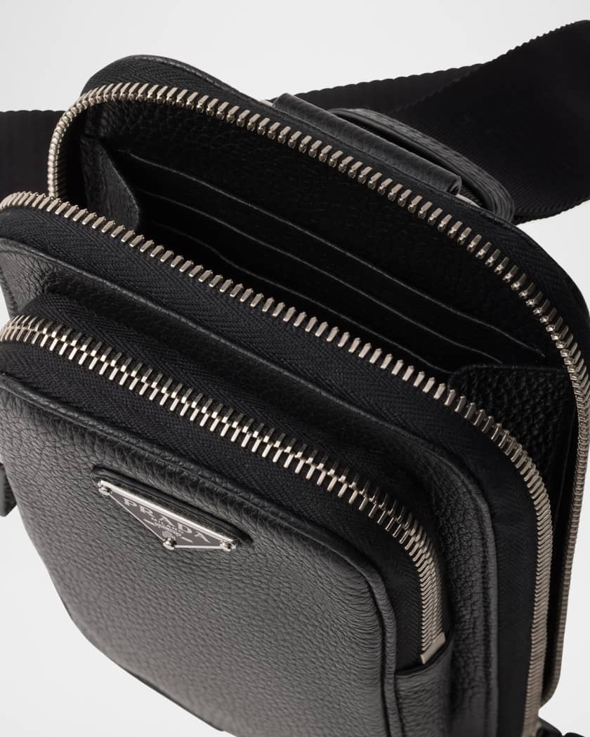 Men's Vitello Daino Sling Bag