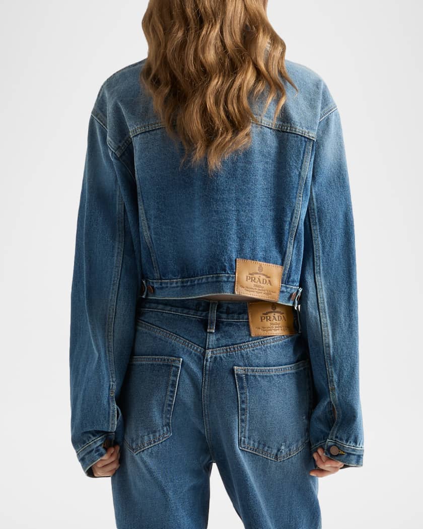 Denim Blouson Jacket